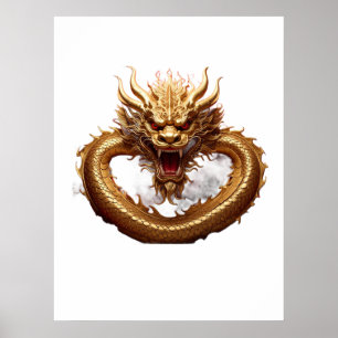 Chinesische Drachenkraft Poster