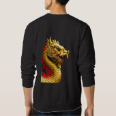 Chinesische Drachenkraft Sweatshirt (Rückseite)
