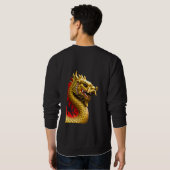 Chinesische Drachenkraft Sweatshirt (Schwarz voll)