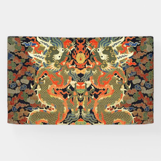 Chinesische Drachenkunst Banner (Horizontal)