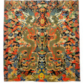 Chinesische Drachenkunst Duschvorhang (Vorderseite)