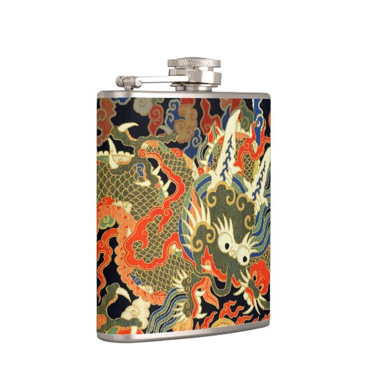 Chinesische Drachenkunst Flachmann (Rechts)