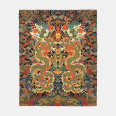 Chinesische Drachenkunst Fleecedecke (Vorderseite)