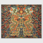 Chinesische Drachenkunst Geschenkpapier (Flach)