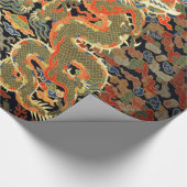 Chinesische Drachenkunst Geschenkpapier (Ecke)