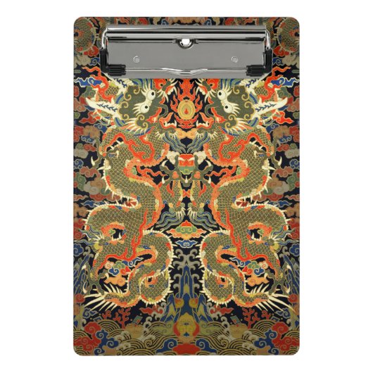 Chinesische Drachenkunst Mini Klemmbrett (Vorderseite)