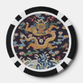 Chinesische Drachenkunst Pokerchips (Rückseite)