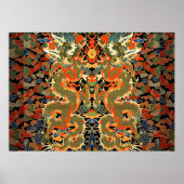 Chinesische Drachenkunst Poster (Vorne)