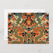 Chinesische Drachenkunst Postkarte (Vorne/Hinten)