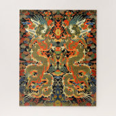 Chinesische Drachenkunst Puzzle (Vertikal)
