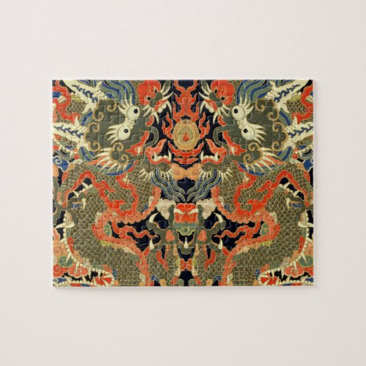 Chinesische Drachenkunst Puzzle (Horizontal)