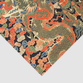 Chinesische Drachenkunst Seidenpapier (Ausschnitt)