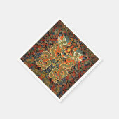 Chinesische Drachenkunst Serviette (Ecke)