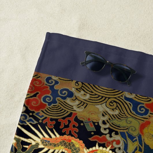 Chinesische Drachenkunst Strandtuch (Beispiel)