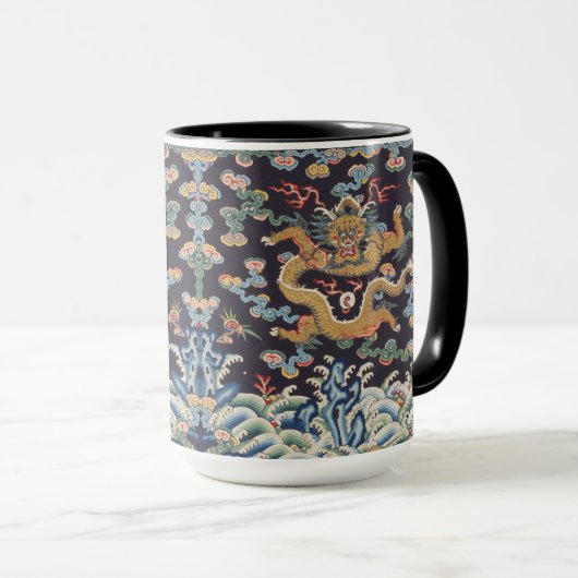 Chinesische Drachenkunst Tasse (VorderseiteRechts)