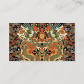 Chinesische Drachenkunst Visitenkarte (Rückseite)