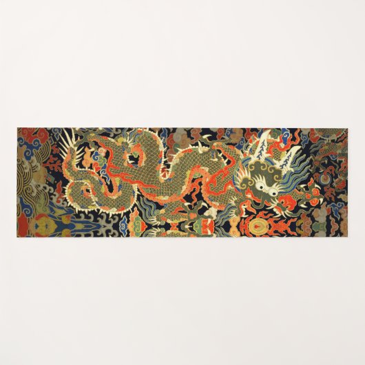 Chinesische Drachenkunst Yogamatte (Vorderseite (Horizontal))