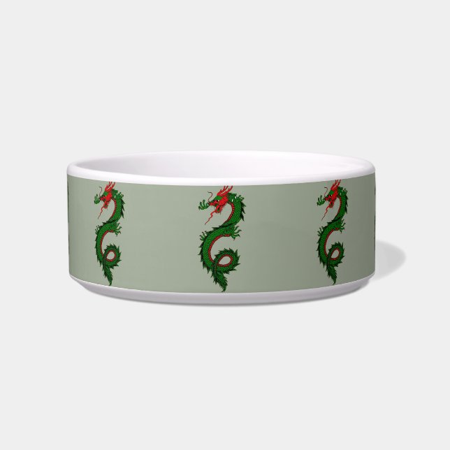 Chinesische Drachenschüssel Napf (Vorderseite)