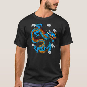 Chinesische Drachenstärke Symbol Tradition Asiatis T-Shirt