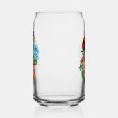 Chinesische Dragon Navy Blue Blumen Dosenglas (Links)