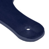 Chinesische Dragon Navy Blue Blumen Schneidebrett (Ecke)
