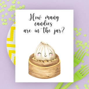 Chinesische duftende Babydusche - wie viele Bonbon Poster