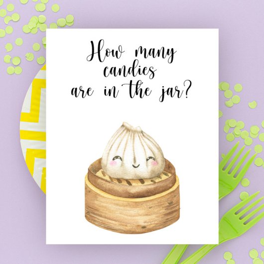 Chinesische duftende Babydusche - wie viele Bonbon Poster