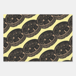 Chinesische Dumplings Geschenkpapier Set