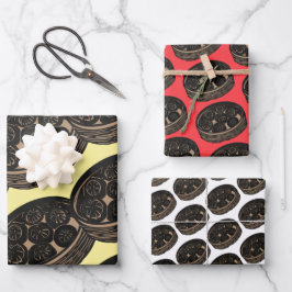 Chinesische Dumplings Geschenkpapier Set