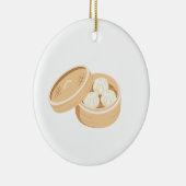 Chinesische Dumplings Keramik Ornament (Rechts)