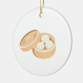 Chinesische Dumplings Keramik Ornament (Links)