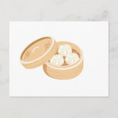 Chinesische Dumplings Postkarte (Vorderseite)