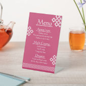 Chinesische Elegance im Himbeerry-Schild Sockelschild (In SItu)