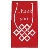 Chinesische Elegance in Cherry-Geschenktasche Kleine Geschenktüte (Vorderseite)