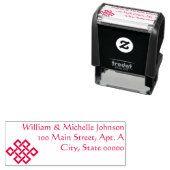 Chinesische Elegance Self-Inking-Address-Briefmark Permastempel (Beispiel)