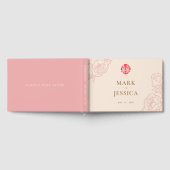 Chinesische Elegante Double Happiness Hochzeit Gästebuch (Voll)