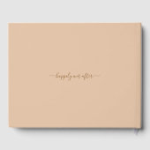 Chinesische Elegante Double Happiness Hochzeit Gästebuch (Rückseite)