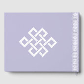 Chinesische Eleganz im Lavender Gästebuch (Rückseite)
