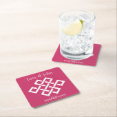 Chinesische Eleganz im Raspberry Paper Untersetzer (Vor Ort)