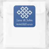 Chinesische Eleganz in Blue Sticker (Tasche)