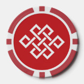 Chinesische Eleganz in Cherry Pokerchips (Vorderseite)