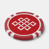 Chinesische Eleganz in Cherry Pokerchips (Einzeln)