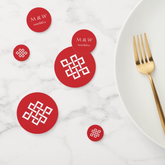 Chinesische Eleganz in Cherry Table Confetti Konfetti (Gruppe)