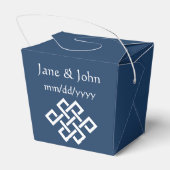 Chinesische Eleganz in der Gefälligkeitsbox der Ma Geschenkschachtel (Rückseite)