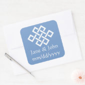 Chinesische Eleganz in Periwinkle Sticker (Umschlag)