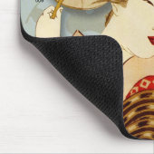 CHINESISCHE FAN-MÄDCHEN MOUSEPAD (Ecke)