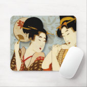 CHINESISCHE FAN-MÄDCHEN MOUSEPAD (Mit Mouse)