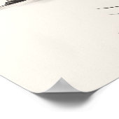 Chinesische Farbmalerei Poster (Ecke)