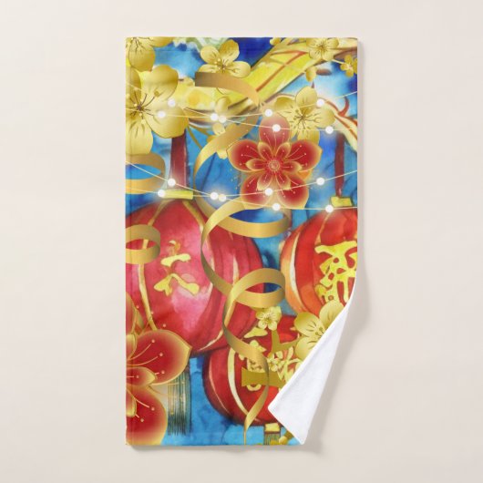 Chinesische Feiern Badhandtuch Set (Handtuch)