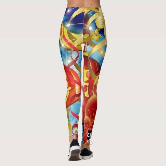 Chinesische Feiern Leggings (Rückseite)